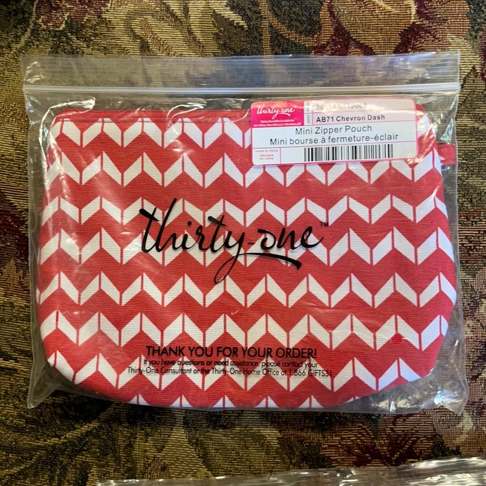 Mini zipper pouch